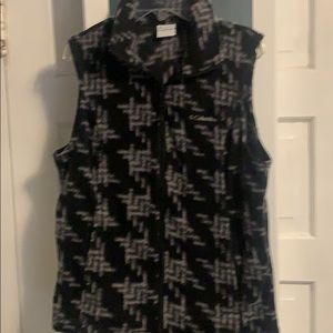 Columbia fleece full zip vest